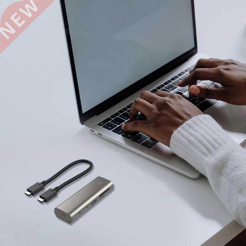 Aluminum Alloy USB C Hub Adapter USB C 6-port Hub Splitter 1