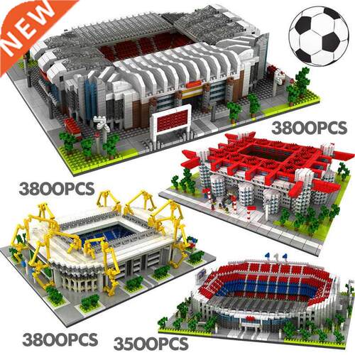 Mini Famous Architecture Football Field Building Blocks Socc