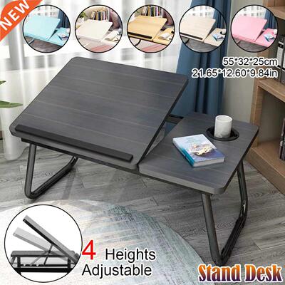 Adjustable Laptop Table for Bed Sofa Portable Notebook Tray
