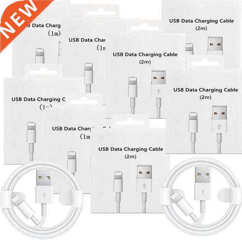 10 PCS 20 PCS 1m 2m USB Charger Data Cable with retail box F