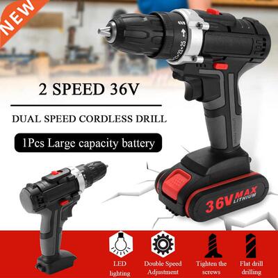 36V Multifunctional Electric Impact Cordless Drill High-powe
