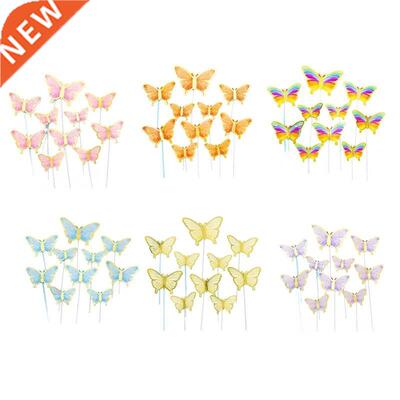 Butterfly Cake Stake Set DIY Cakes Plug Sign Kit Romantic Br