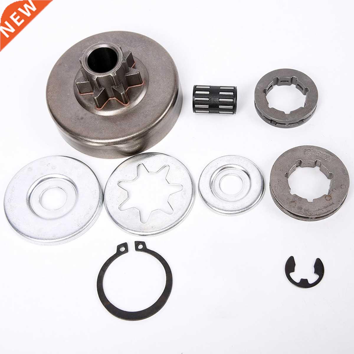 3/8 Pitch Clutch Drum Sprocket Washer E-Clip Kit For Stihl 0