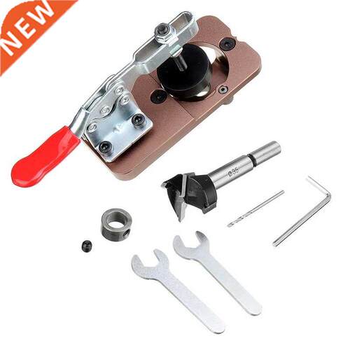 Woodworking Hinge Pocket Jig With 35mm Hole Opener And Quick