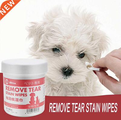 100PCS/Set Pets Dogs Cats Cleaning Paper Towels Eyes Wet
