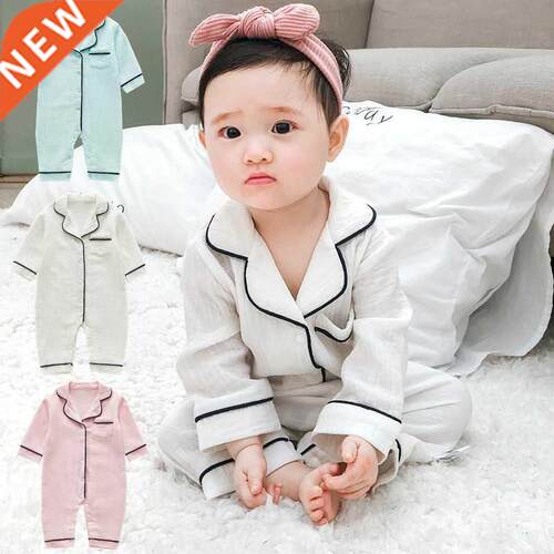 Baby Rompers Boys Girls Sleep Play Pajamas 100% Organic Cott
