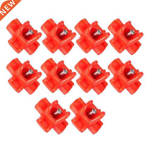 10Pcs Poultry Chicken Nipple Drinker Drinking Fountain Red
