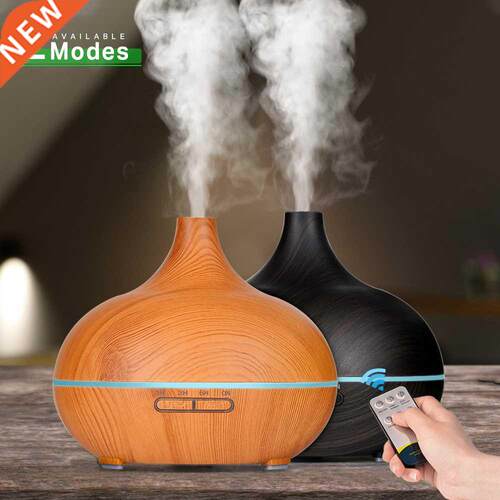 550/500 Aromatherapy Essential Oil Diffuser Wood Grain