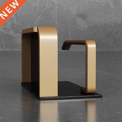 Bathroom Paper Holder Space Aluminum Roll Holder Phone Black