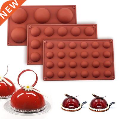 3D Half Ball Sphere Silicone Mold Cake Chocolate Pastry