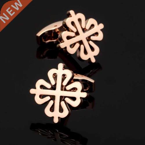 XK038 High quality men's wedding Cufflinks rose gold China k
