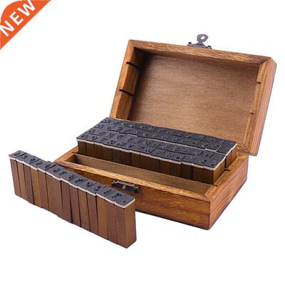 Dark brown Vintage Wooden Lowercase Alphabet Letters Rubber