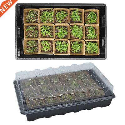 Seedlng Tray Set wth Transparent Ld Plant Germnaton