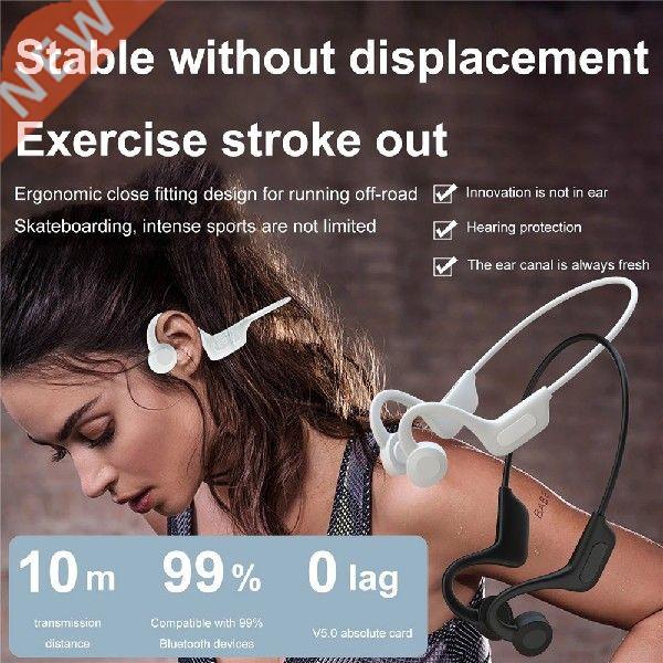 JS6 Bone Conduction Headphone Wireless Bluetooth5.0