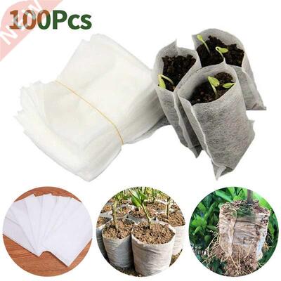 100pcs Non-woven Faric Seeding ags iodegradale Nursery