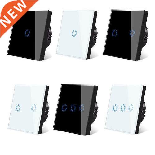 EU Plug Touch Switch Panel Screen Light Control AC110-240V