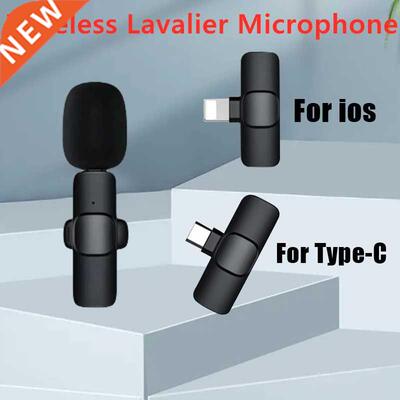 Wireless Lavalier Microphone Portable Audio Video Recording