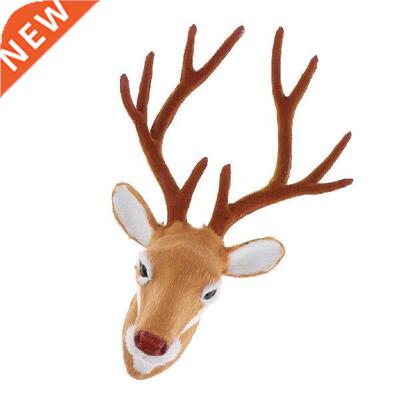 Faux Deer Head Models Animal Head Wall Sculpture Home