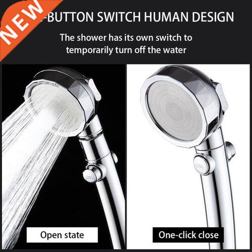 Shower Sprayer High Pressure Shower Head Adjustable ABS Bath