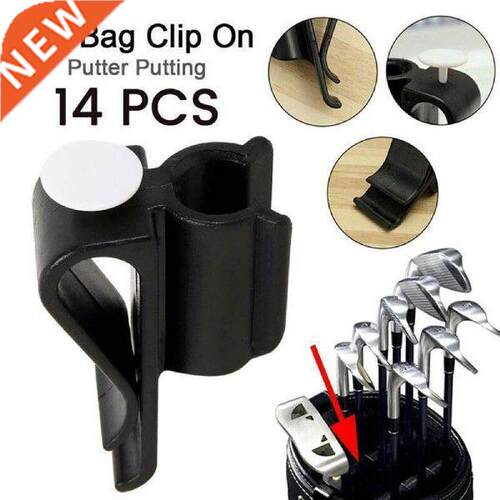 14PCS Golf Bag Clip Clamp Buckle Organizer Golfer Golf
