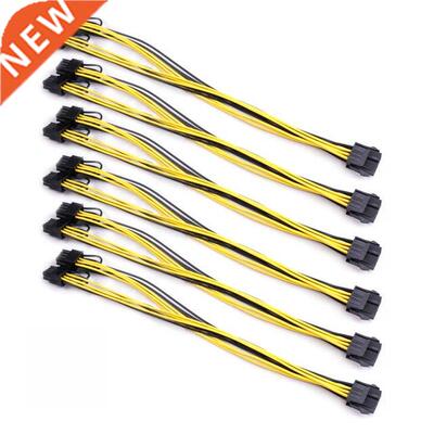 6/10pcs 8 Pin PCI Express to Dual PCIE 8 (6+2) Pin Power Cab