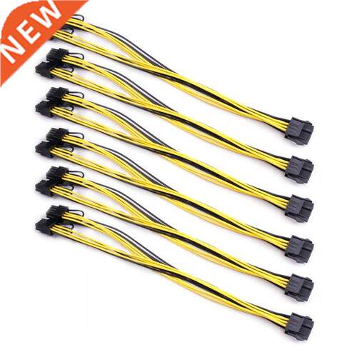 6/10pcs 8 Pin PCI Express to Dual PCIE 8 (6+2) Pin Power Cab