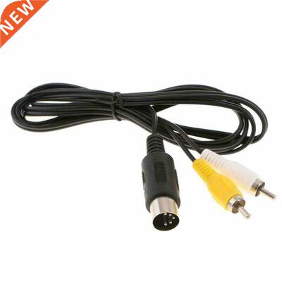 1.8M RCA TV AV Audio Video Cord Cable for Sega Genesis 1 &am