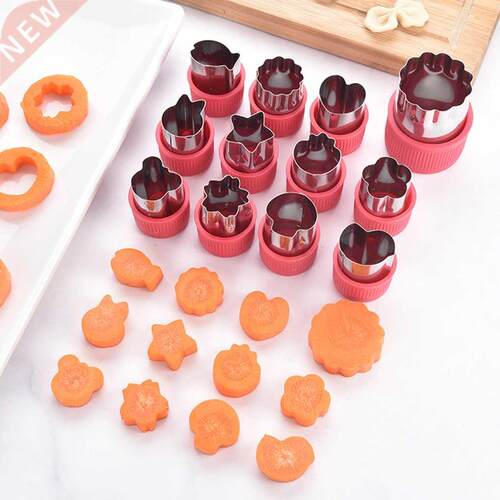 Kitchen 12pcs Biscuite Mold Vegetable Fruits Shape