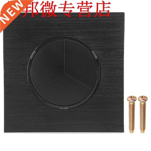 3 Gang 2 Way Wall Panel Switch With LED Indicator Push Butto
