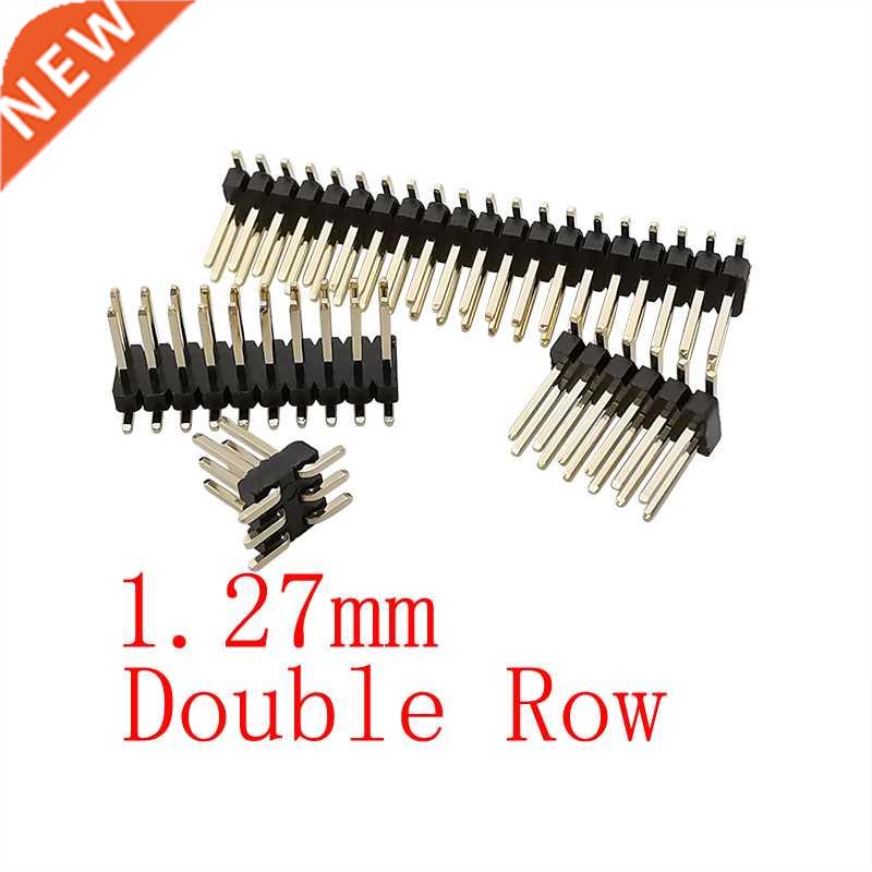 10Pcs/lot SMD 1.27mm Pitch Double Row Pin Header Male Plug C