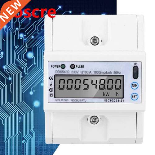 DDS548R Watt Hour Meter Smart Household Electric Power Energ