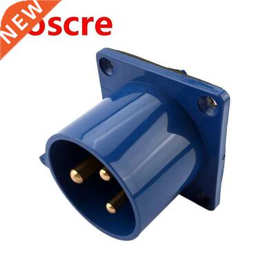 16A 3Pin industrial implement hide direct socket connector S