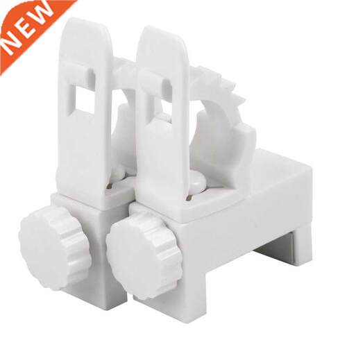 2Pcs Adjustable Crossbar Rod Support Clamp Hder Curtain Ro