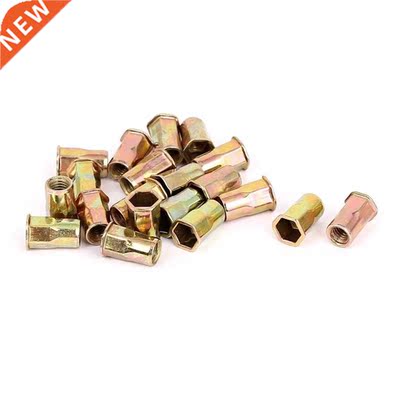 M5 Reduced Head Hex Body Open End Blind Rivet Nuts Nutserts