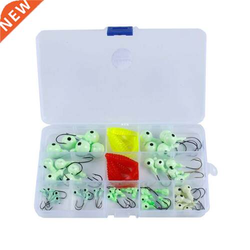 100pcs Round Jg Head Saltwater Fshng Hooks Sharp Tp Barb