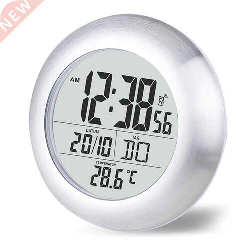 Bathroom Waterproof Clock Shower Hanging Clocks Timer Sensor