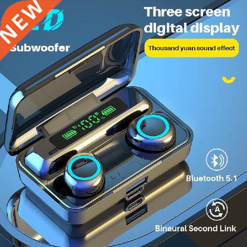 2021 Newly TWS 12D Stereo music Headset Wireless Bluetooth