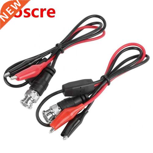 2Pcs/Set Oscilloscope Test Probe Lead Cable BNC Male Plug Q9