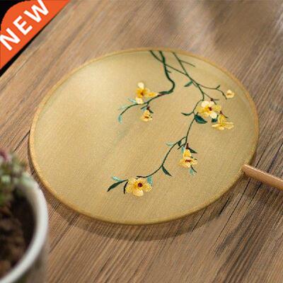 Embroidery Circular Fan Ancient Style Suzhou Embroidery