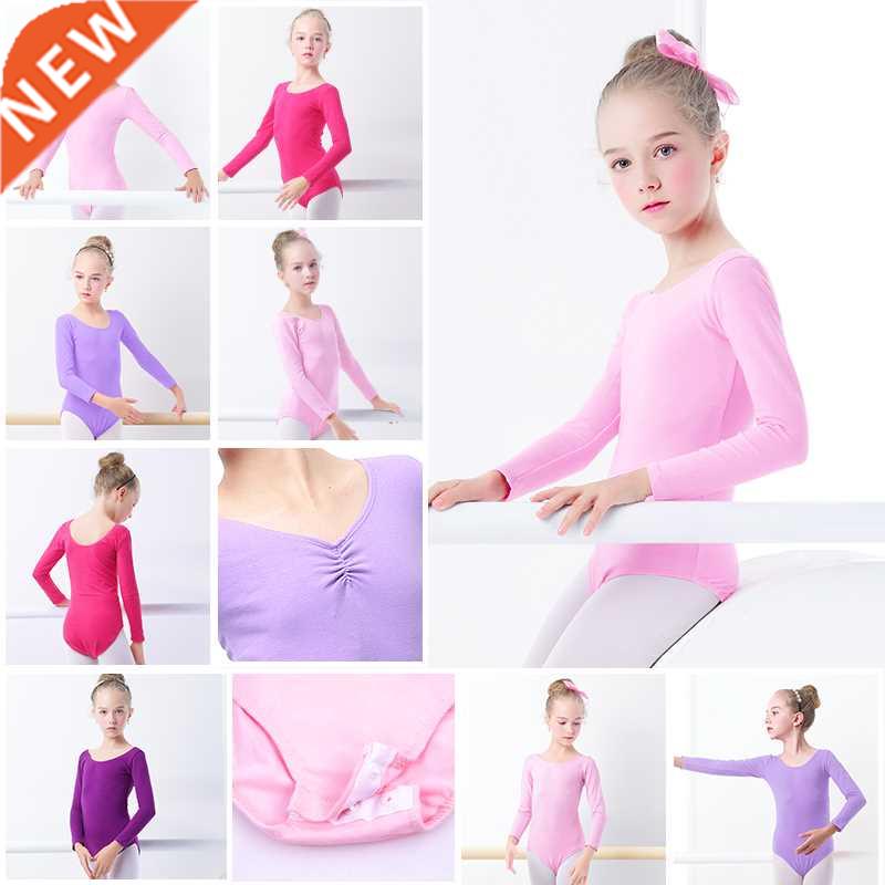 Girls Bodysuit Kids Leotard Gymnastics Dance Bodysuit Dance