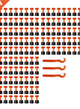150 PCS Tile Leveling System Toolkit Level Wedges Alignment