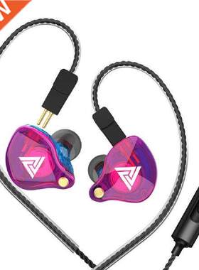 QKZ VK4 Colorful DD In Ear Earphone Headset HIFI Bass Noise