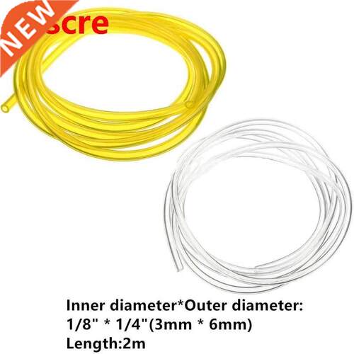 2M 3*6MM Smooth Petrol Fuel Tube Diesel Oil Line Soft Pipeli