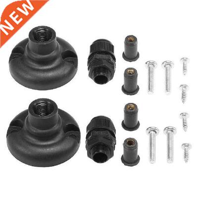 1 Pair Canopy Mounting Bases Kayak Awning Stainless Steel