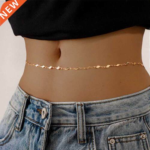 Bohemia Pearl Shell Heart Belly Chains for Women Butterfly S