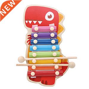 Children Musical Rainbow Wooden Xylophone Instruts Children