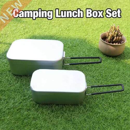 850ml Outdoor Camping Lunch Box 5PCS Burr-free Lunch Box