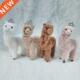 Plastic Ornament Artificial Wool Tesktop Cute Table Alpaca
