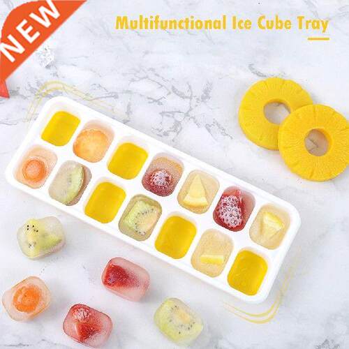 14 Grid Ice Cube Maker Tray Ice Ball Maker Mold Square Ice
