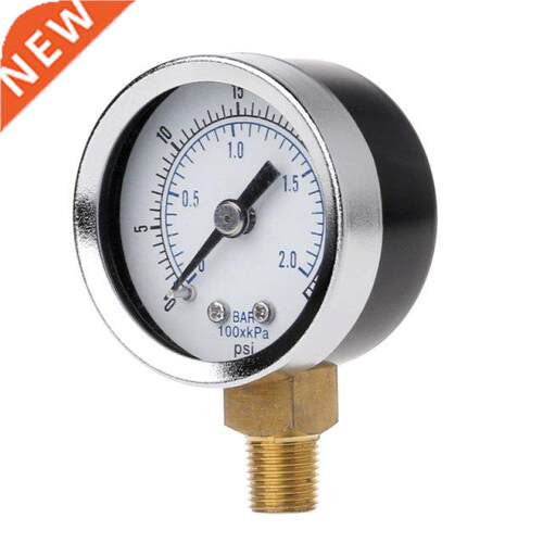 1/8 NPT Pressure Gauge Ar Compressor Hydraulc Pressure 0-